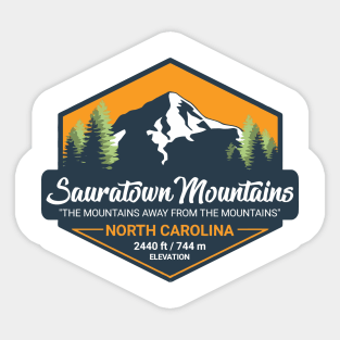 Sauratown Mountains - North Carolina Sticker